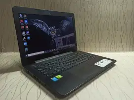 Laptop karyawan/sekolah.. Asus X455L Core i5 Gen5/8gb/128 Gb/NVIDIA