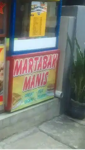 gerobak both bekas jual martabak