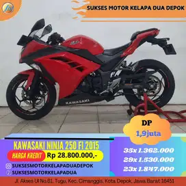 Kawasaki NINJA 250 FI 2017 KTP DAERAH BISA KREDIT SYARAT KTP KK