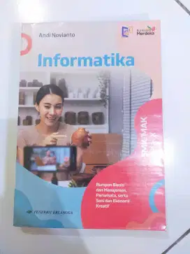 BUKU INFORMATIKA KELAS 10/SMK/MAK ERLANGGA KURIKULUM MERDEKA