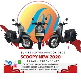 HONDA SCOOPY NEW 2020 BUNGA 0% VIA CC