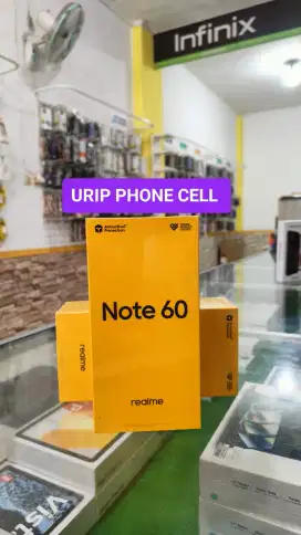 REALME Note 60 4/64 promo+bonus cash & Credit garansi Resmi