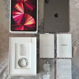 Ipad Pro M1 256gb Fullset lengkap original