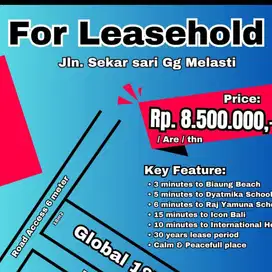 For lease land near dyatmika school