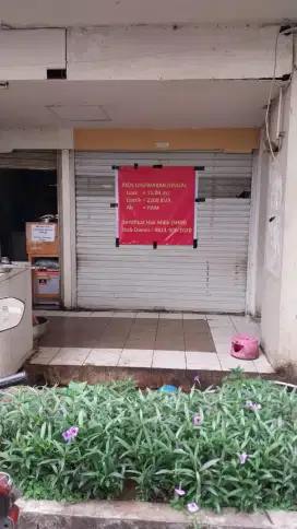 Di Jual Kios di Apartemen Kalibata City Tower Cendana