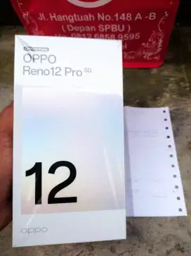 Oppo Reno 12 Pro 5G Terbaru Ram 12GB External 512GB Baru jual rugi