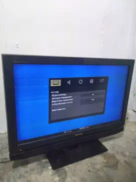 Tv led toshiba 32inch kondisi minus