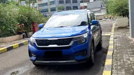 [LOW KM] Kia Seltos EX Non Sunroof 1.4 Turbo AT Biru NIK 2020/2021