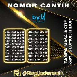 Perdana Nomor Cantik  Triple 333 by.U Kartu Tanpa Masa Aktif