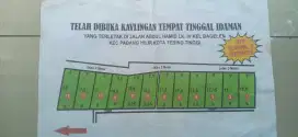 Dijual tanah kaplingan di Tebing tinggi