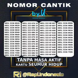 Perdana Nomor Cantik  Triple 333 by.U Kartu Tanpa Masa Aktif