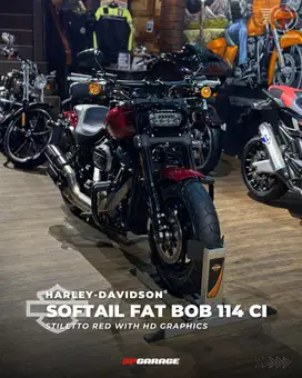 H-D Softail Fatbob 114ci MY 2021 Rare odo super low FP ATPM