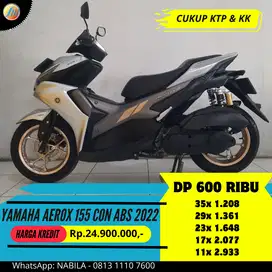 Yamaha NEW Aerox 155 C ABS 2022 KREDIT DP 600RIBU PROSES 1 HARI KERJA