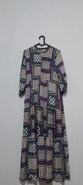 Tunik panjang motif kotak kotak85