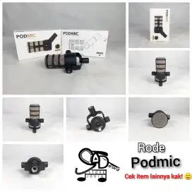 RODE PODMIC DYNAMIC MIC PODCAST DINAMIK POD MIC PODCASTER MICROPHONE