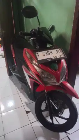 Honda Vario Techno 125 Merah/Hitam