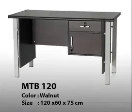Meja tulis 1/2 Biro Meja tulis kantor MTB 120