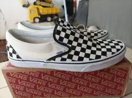 Jual Vans Slip On Checkerboard Original size 46