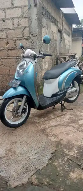 Scoopy 2012 biru putih surat lengkap