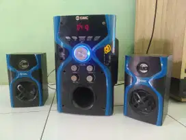 Speker GMC seken bluetooth,normal,suara mantull.minus pemakaian