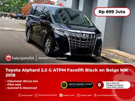 [PILOT SEAT] Toyota Alphard 2.5 G ATPM Facelift NIK 2018/2019