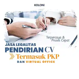 Promo Akhir Tahun Pendirian PT Pembuatan CV Virtual Office Lengkap