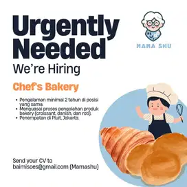 LOKER CHEF BAKERY DI PLUIT