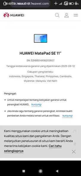 Huawei matepad 11 SE