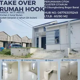 Take Over Rumah hook Siap Huni (belum ditempati & cocok untuk usaha)