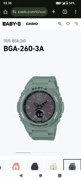 Jam tangan BABY G BGA 260-3ADR