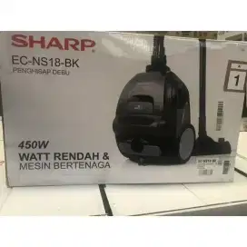 Vacuum Cleaner Sharp Penyedot Debu Low watt ECNS-18RD