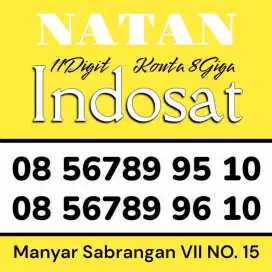 Indosat 11Digit Cantik Kouta 8Giga