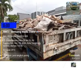 Jasa buang puing sampah