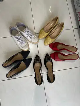 Sepatu pesta dan sneaker