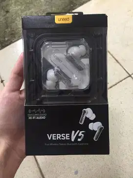 Earphone stick TWS Uneed Verse V5 mirip Nothing Ear TWS