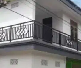 Balkon minimalis dan reling tangga minimalis