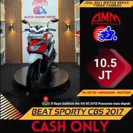 MOKAS BEAT SPORTY CBS 2017 BAYAR VIA SHOPEE TOKPED KREDIVO INDODANA CC