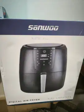 Sanwoo Air Fryer 5.5 L Large Size KOR-5508DI