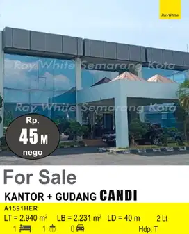 Jual  ex Kantor dan Gudang di Semarang Atas