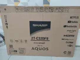 Smart Tv / Digital Tv / Tv Sharp c32df1 Fullset (Ada Minus)