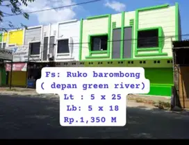 Di Jual Ruko 2 Lt, Barombong dpn Green river view