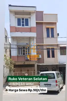 Ruko sewa jalan veteran pusat kota