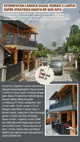 jual rumah murah di lemabang