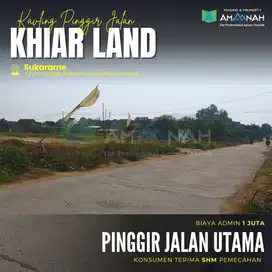 TANAH KAVLING KHIAR LAND PULAU SINGKEP SUKARAME BANDAR LAMPUNG