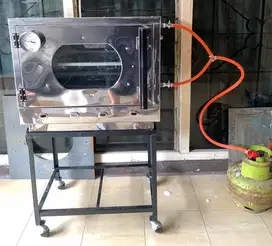 Oven gas manual 40x60cm pintu ke samping