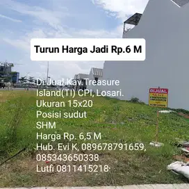 Turun Harga Kav CPI, Treasure Island, Mks.