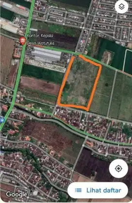 Dijual Tanah Watutulis Prambon Krian, Sidoarjo