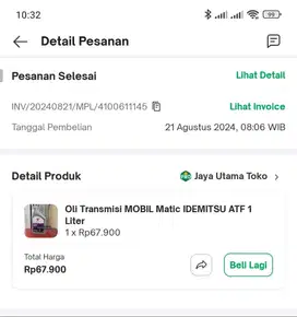 JUAL RUGI!!! Oli Transmisi Mobil Matic Idemitsu ATF 1 Liter