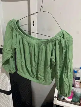ATASAN CROPTOP HIJAU