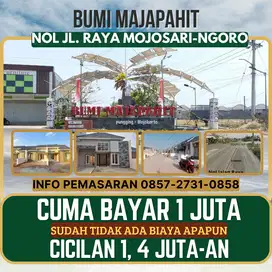 Rumah 200 Jt-an Dekat Mojosari, Tanpa DP, Cicilan 1 Jt-an, tanpa biaya